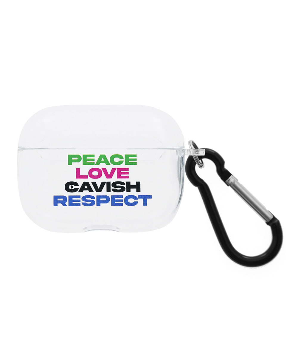 WORLD PEACE AIRPOD PRO CASE[CLEAR]