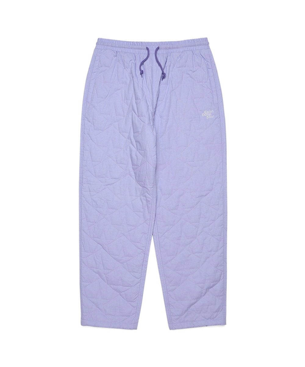 INSULATION STAR QUILTED PANTS [PURPLE]