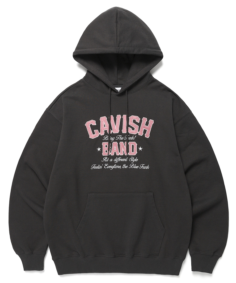 ARCH SCRIPT HOODIE[CHARCOAL]